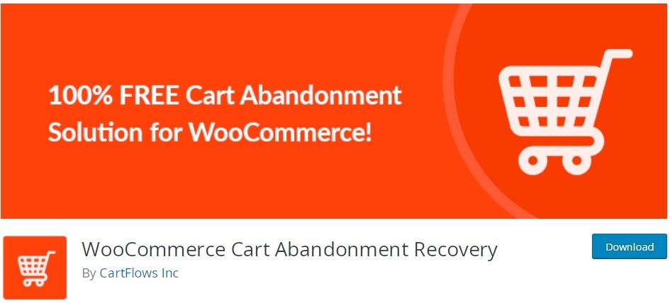 Recuperação de abandono de carrinho woocommerce pela CartFlows Inc