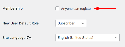 WordPress permite que qualquer pessoa se inscreva