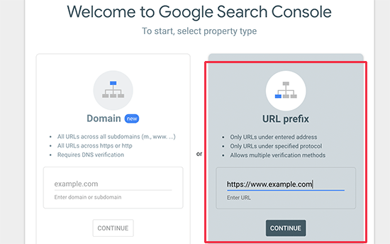 Adicionar URL do site - para fazer site wordpress aparecer no google