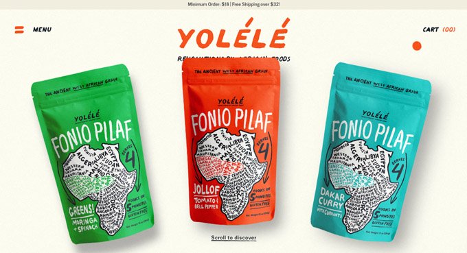 Designs criativos de sites WordPress