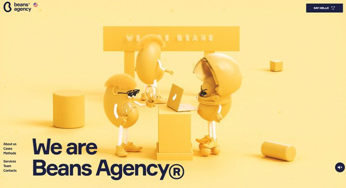 Designs criativos de sites WordPress