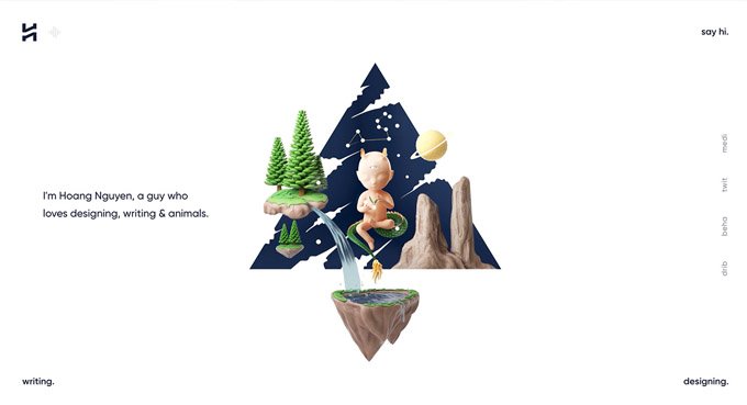 Designs criativos de sites WordPress