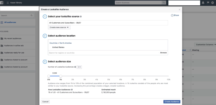 Dicas de publicidade no Facebook para públicos semelhantes de comércio eletrônico